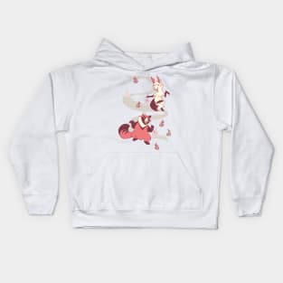 Tanukitsu sparklers in latte flavor Kids Hoodie